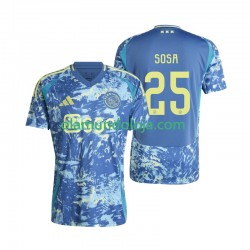 Camisola AFC Ajax Wout Weghorst 25 Homem Equipamento Segundo 2024-2025 Manga Curta